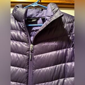 Marmot Purple Puffer Jacket